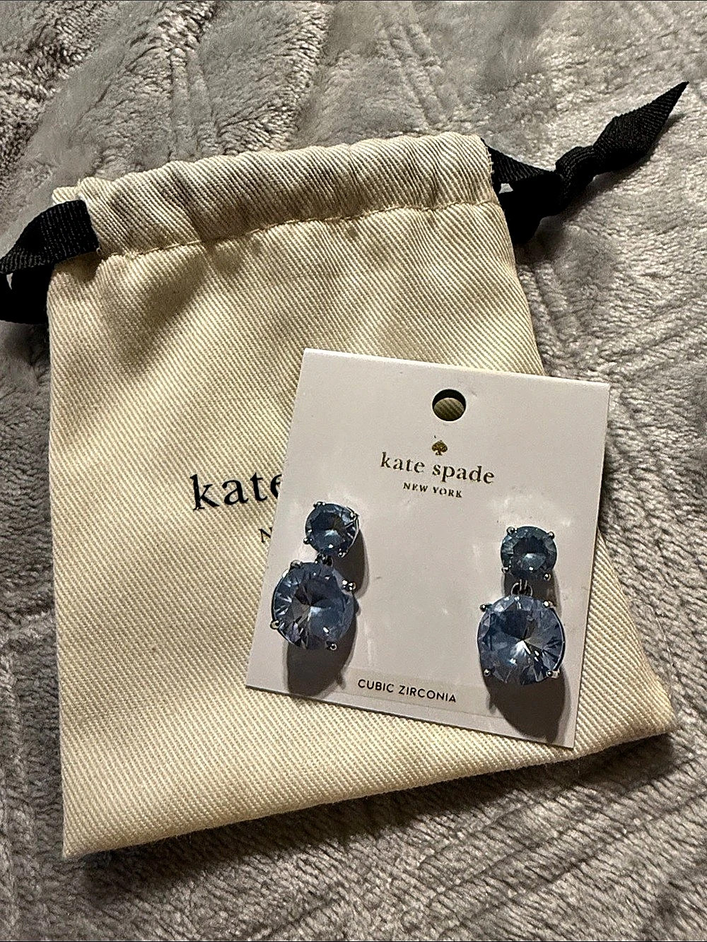 Kate Spade Blue Drop Earrings NWT